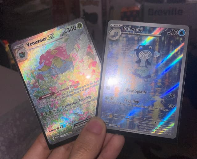 Venusaur and Poliwhirl 151 pull